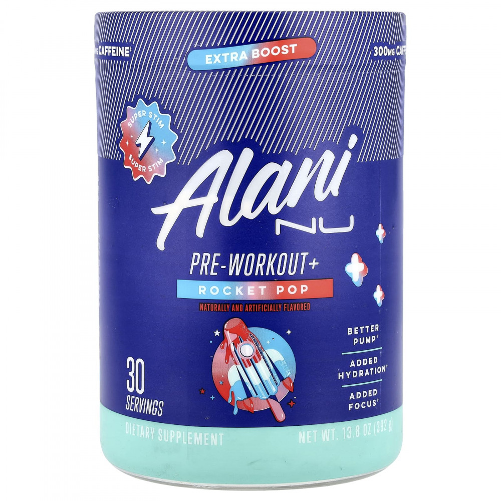 Alani Nu, Pre-Workout+, рокет-поп, 392 г (13,8 унции) в Москве - eco-herb.ru | изображение Alani Nu, Pre-Workout+, рокет-поп, 392 г (13,8 унции) в Москве - eco-herb.ru | фото