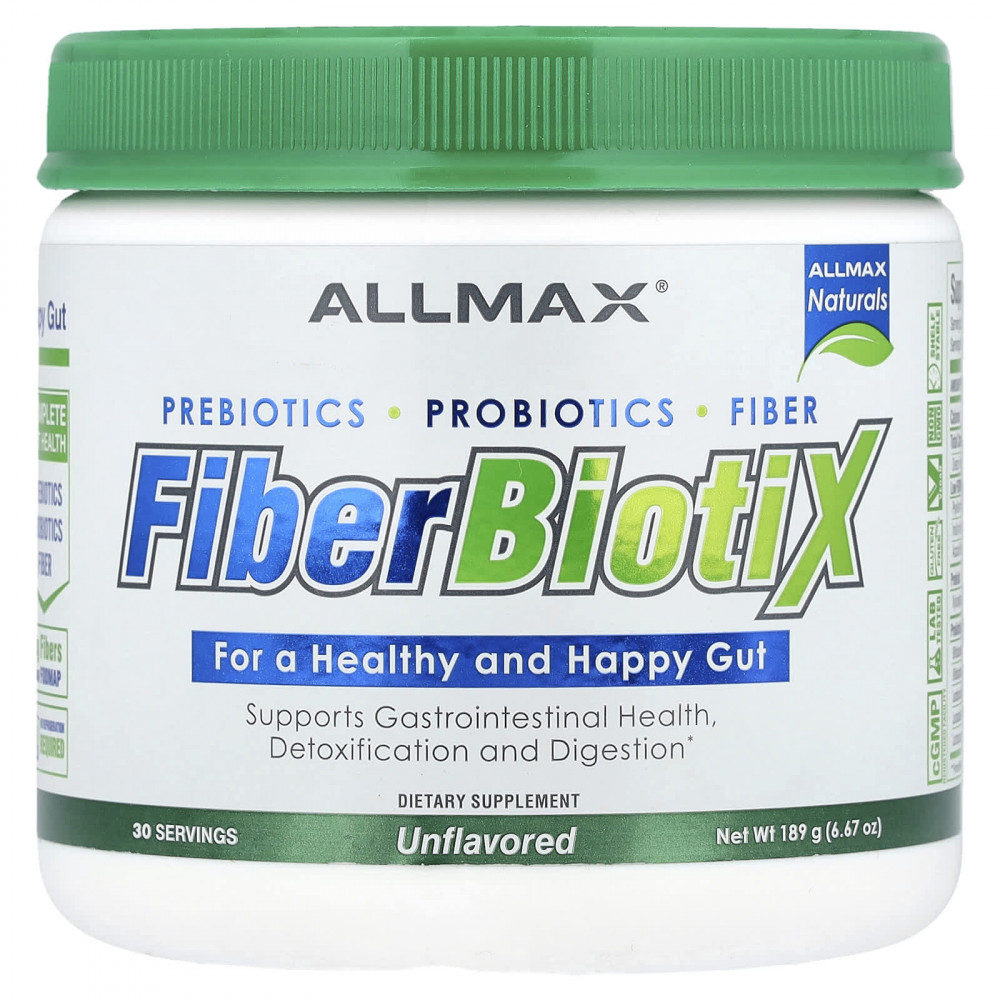 ALLMAX, FiberBiotiX, без добавок, 189 г (6,67 унции) в Москве - eco-herb.ru | изображение ALLMAX, FiberBiotiX, без добавок, 189 г (6,67 унции) в Москве - eco-herb.ru | фото