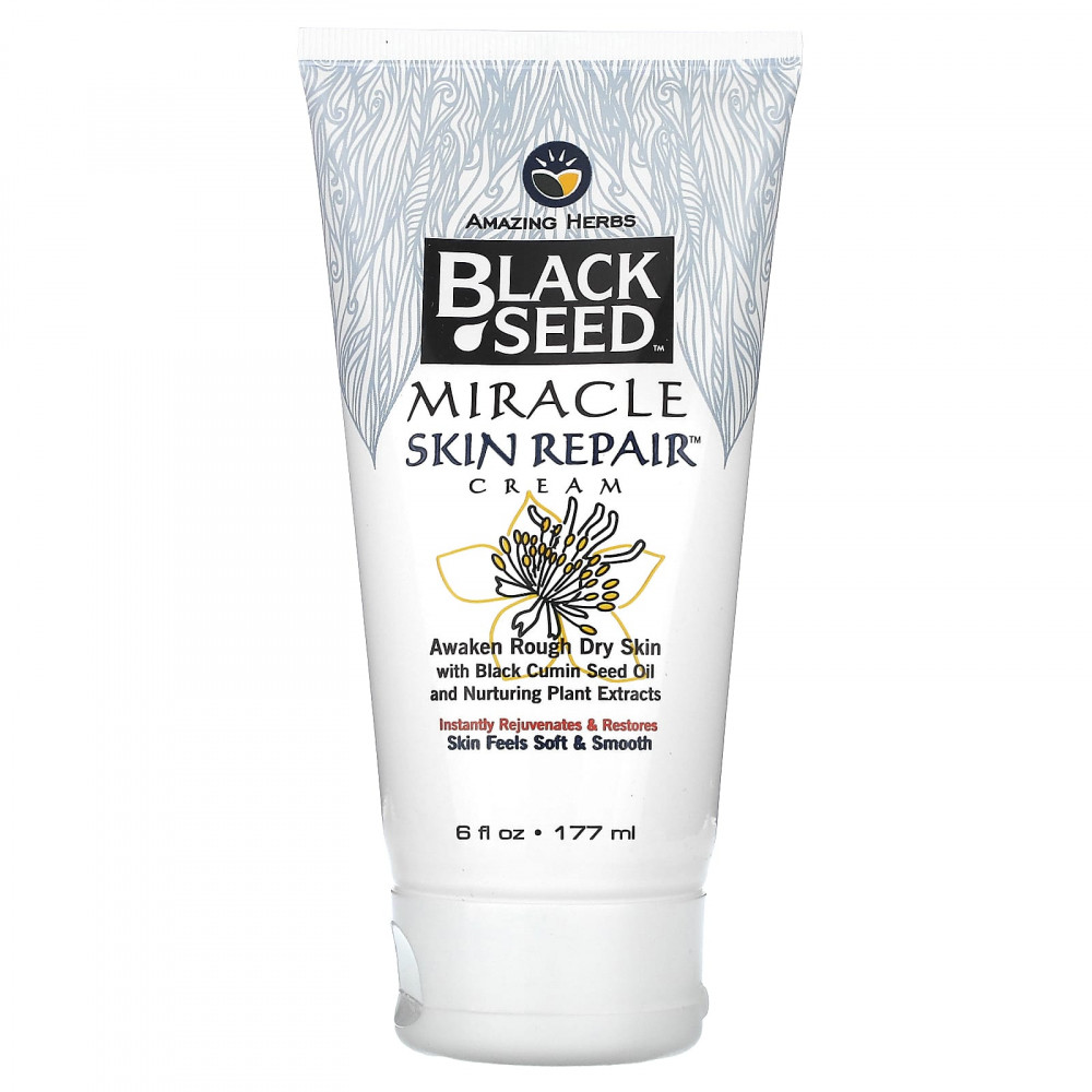 Amazing Herbs, Black Seed Miracle Skin Repair™, крем, 177 мл (6 жидк. унций) в Москве - eco-herb.ru | изображение Amazing Herbs, Black Seed Miracle Skin Repair™, крем, 177 мл (6 жидк. унций) в Москве - eco-herb.ru | фото