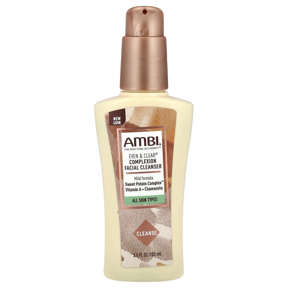 AMBI, Even & Clear®, очищающее средство для лица, без отдушек, 103 мл (3,5 жидк. Унции) в Москве - eco-herb.ru | изображение AMBI, Even & Clear®, очищающее средство для лица, без отдушек, 103 мл (3,5 жидк. Унции) в Москве - eco-herb.ru | фото