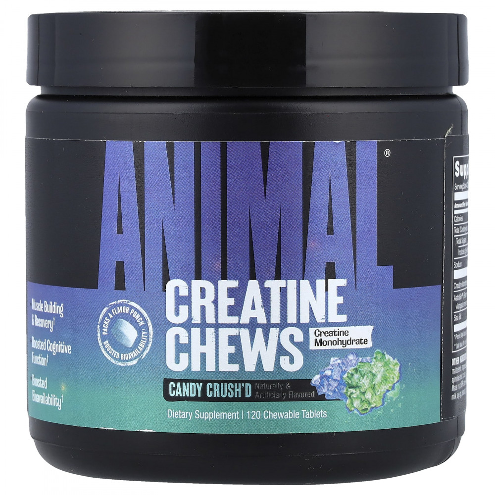 Animal, Creatine Chews, жевательная конфета, 120 жевательных таблеток в Москве - eco-herb.ru | изображение Animal, Creatine Chews, жевательная конфета, 120 жевательных таблеток в Москве - eco-herb.ru | фото