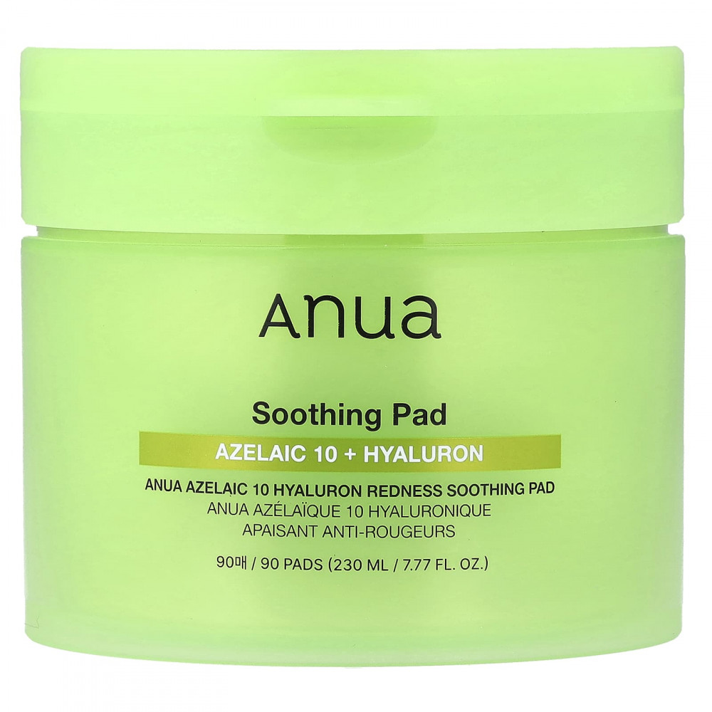Anua, Azelaic 10, гиалуроновые диски, против покраснений, 90 шт. в Москве - eco-herb.ru | изображение Anua, Azelaic 10, гиалуроновые диски, против покраснений, 90 шт. в Москве - eco-herb.ru | фото