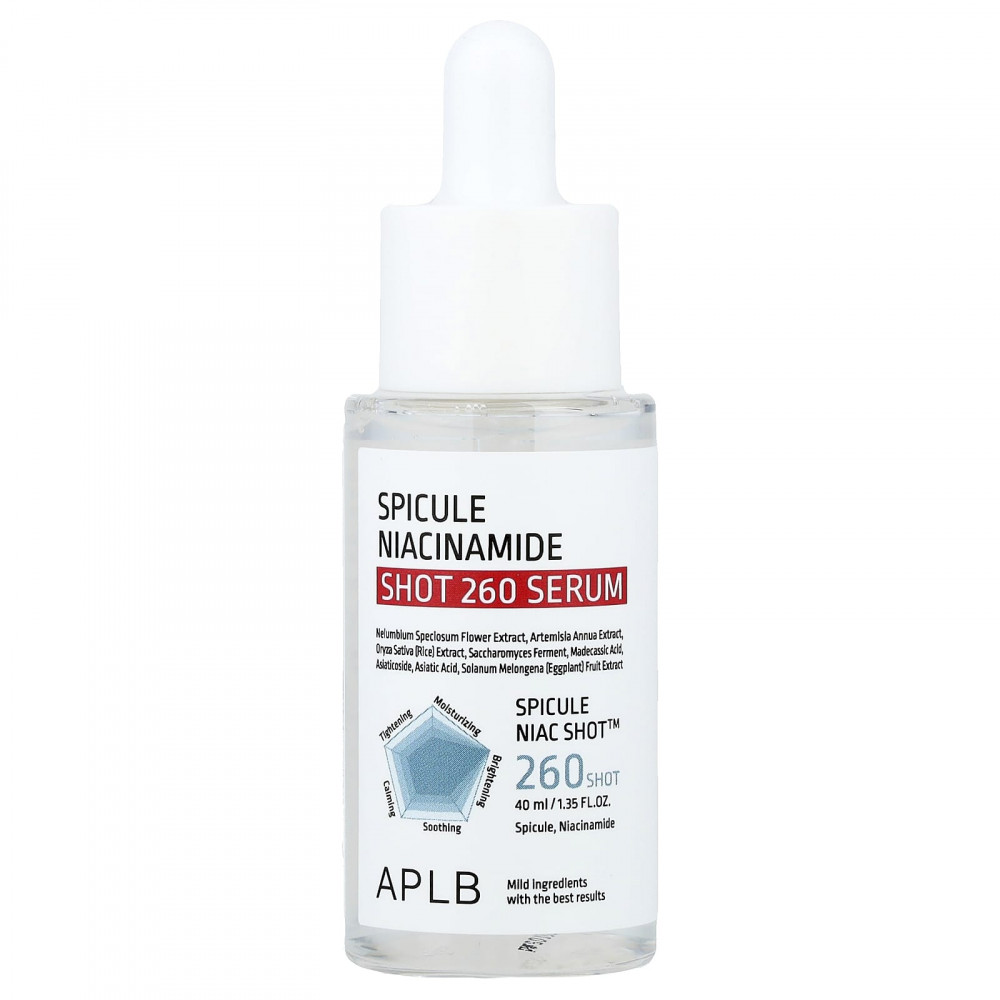 APLB, Spicule Niacinamide Shot 260, сыворотка, 40 мл (1,35 жидк. унции) в Москве - eco-herb.ru | изображение APLB, Spicule Niacinamide Shot 260, сыворотка, 40 мл (1,35 жидк. унции) в Москве - eco-herb.ru | фото