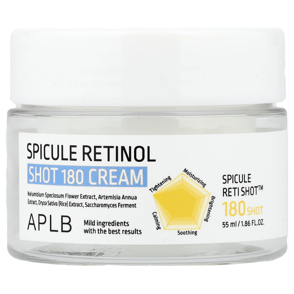 APLB, Spicule Retinol Shot 180, крем, 55 мл (1,86 жидк. Унции) в Москве - eco-herb.ru | изображение APLB, Spicule Retinol Shot 180, крем, 55 мл (1,86 жидк. Унции) в Москве - eco-herb.ru | фото