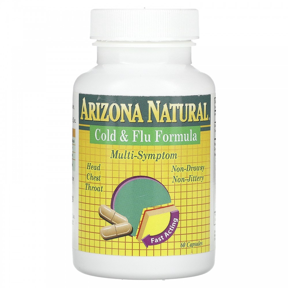 Arizona Natural, Формула от простуды и гриппа, 60 капсул купить в Москве