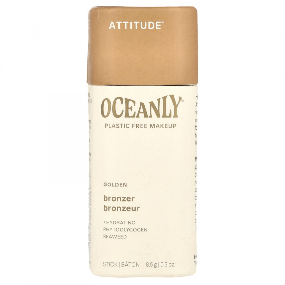 ATTITUDE, Oceanly™, бронзер, золотистый, 8,5 г (0,3 унции) в Москве - eco-herb.ru | изображение ATTITUDE, Oceanly™, бронзер, золотистый, 8,5 г (0,3 унции) в Москве - eco-herb.ru | фото