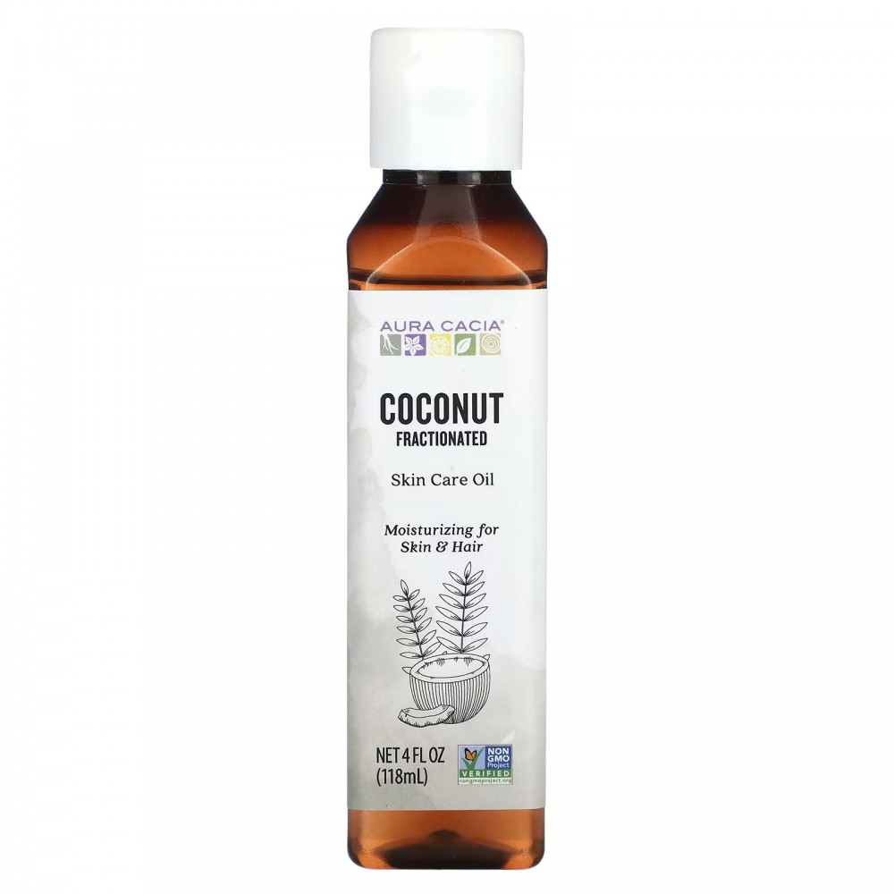 Aura Cacia, Fractionated Skin Care Oil,  Coconut , 4 fl oz (118 ml) в Москве - eco-herb.ru | фото
