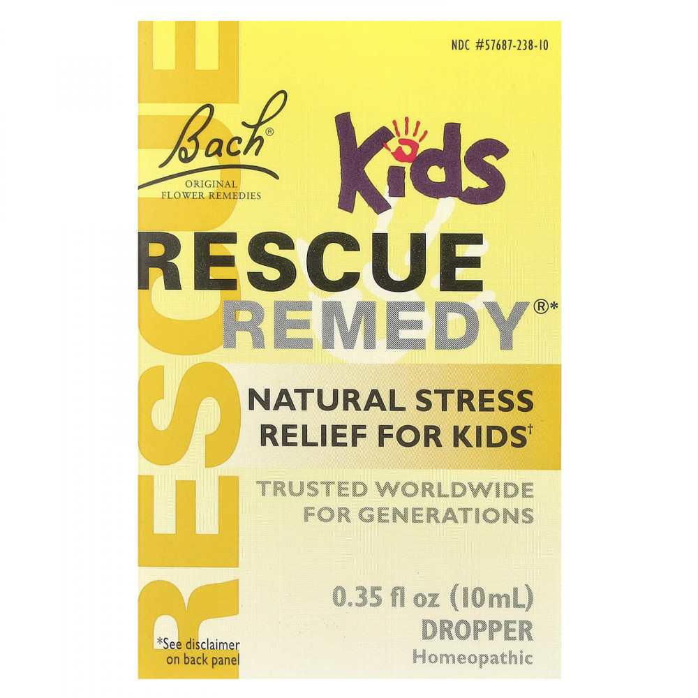 Bach, Rescue Remedy® Kids, натуральное детское средство для снятия стресса, упаковка с пипеткой, 10 мл (0,35 жидк. унции) в Москве - eco-herb.ru | изображение Bach, Rescue Remedy® Kids, натуральное детское средство для снятия стресса, упаковка с пипеткой, 10 мл (0,35 жидк. унции) в Москве - eco-herb.ru | фото