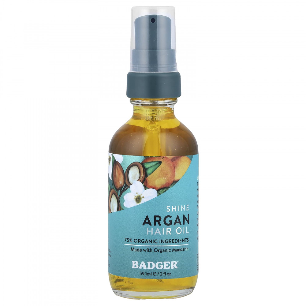 Badger, аргановое масло для волос, 59,1 мл (2 жидк. унции) в Москве - eco-herb.ru | изображение Badger, аргановое масло для волос, 59,1 мл (2 жидк. унции) в Москве - eco-herb.ru | фото