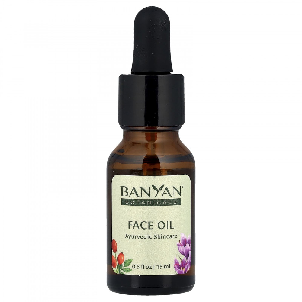 Banyan Botanicals, Face Oil, аюрведический уход за кожей, для всех типов кожи, 15 мл (0,5 жидк. Унции) в Москве - eco-herb.ru | изображение Banyan Botanicals, Face Oil, аюрведический уход за кожей, для всех типов кожи, 15 мл (0,5 жидк. Унции) в Москве - eco-herb.ru | фото