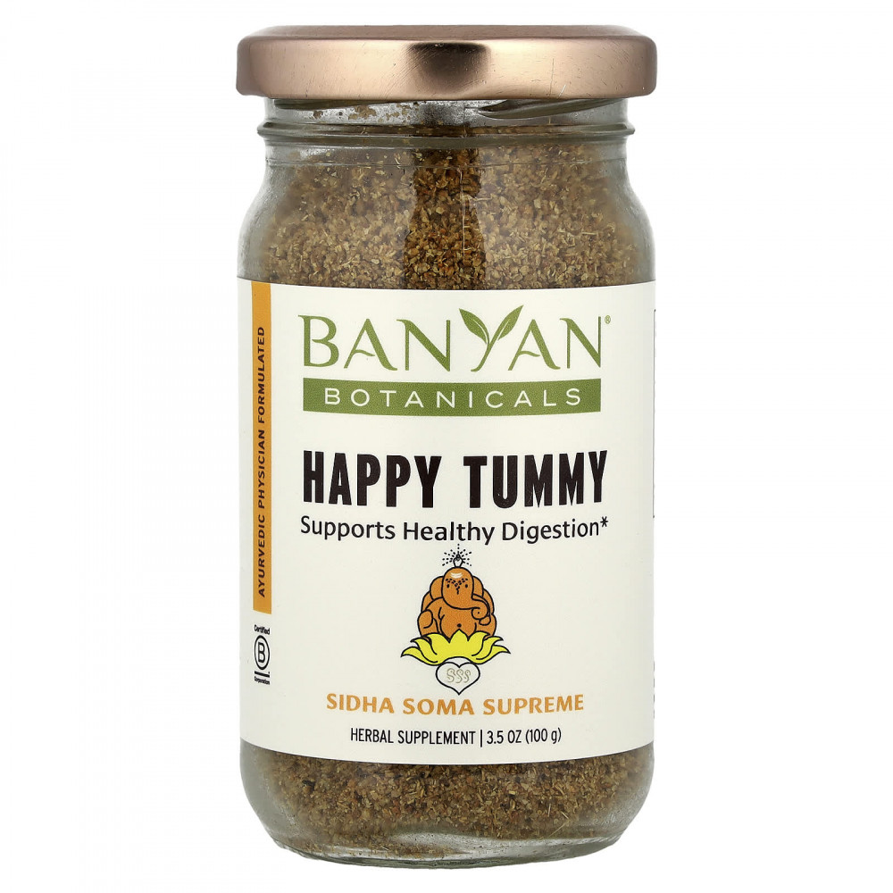 Banyan Botanicals, Happy Tummy, 100 г (3,5 унции) в Москве - eco-herb.ru | изображение Banyan Botanicals, Happy Tummy, 100 г (3,5 унции) в Москве - eco-herb.ru | фото