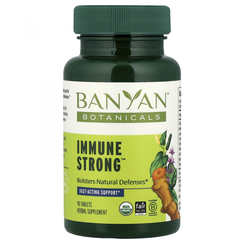 Banyan Botanicals, Immune Strong ™, 90 таблеток в Москве - eco-herb.ru | изображение Banyan Botanicals, Immune Strong ™, 90 таблеток в Москве - eco-herb.ru | фото