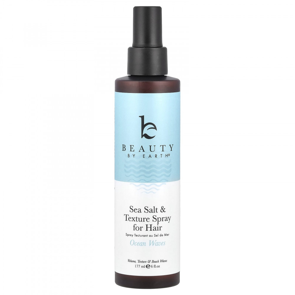 Beauty By Earth, Спрей для волос с морской солью и текстурой, Ocean Waves, 177 мл (6 жидк. унц.) в Москве - eco-herb.ru | изображение Beauty By Earth, Спрей для волос с морской солью и текстурой, Ocean Waves, 177 мл (6 жидк. унц.) в Москве - eco-herb.ru | фото