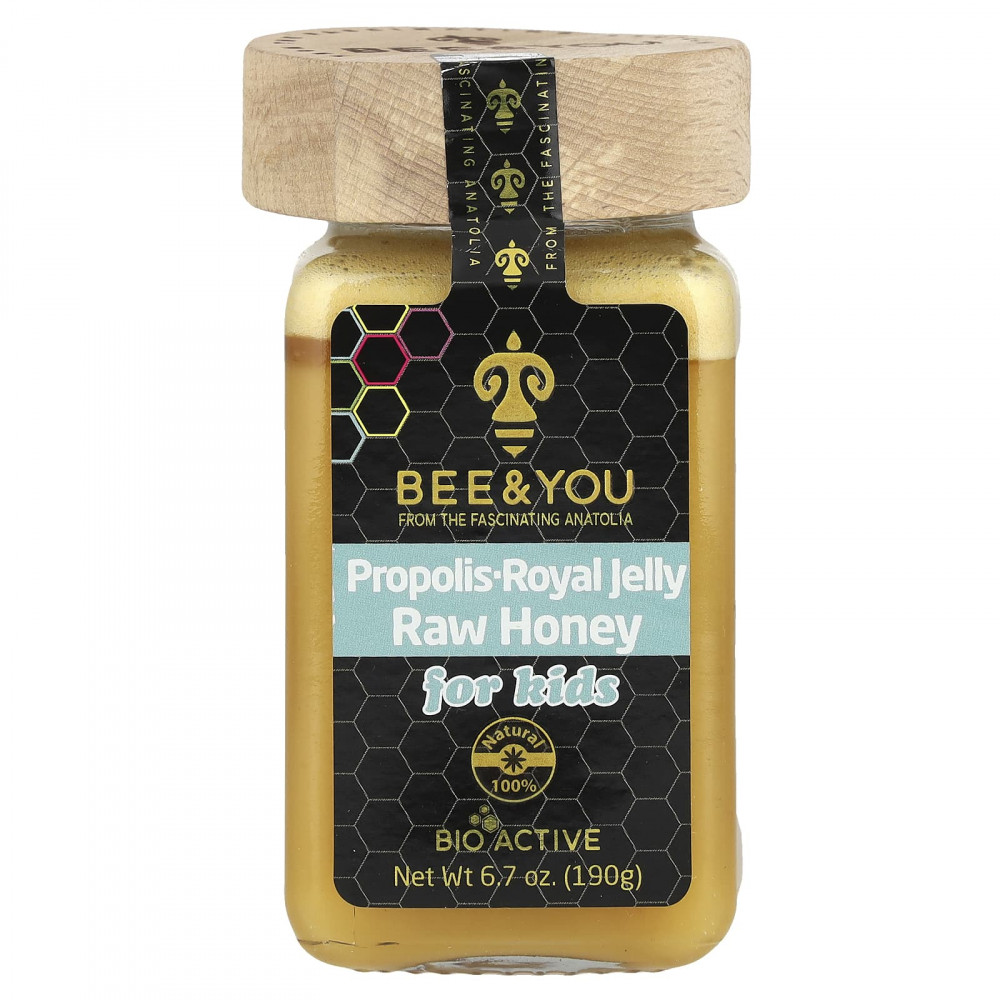Bee & You, Raw Honey, прополис, маточное молочко, для детей, 190 г (6,7 унции) в Москве - eco-herb.ru | изображение Bee & You, Raw Honey, прополис, маточное молочко, для детей, 190 г (6,7 унции) в Москве - eco-herb.ru | фото