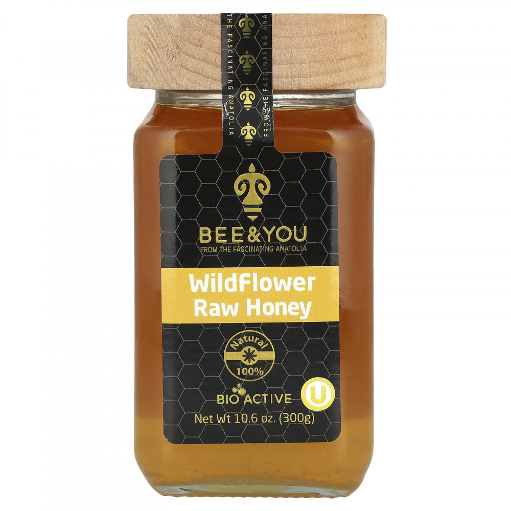 Bee & You, WildFlower, необработанный мед, 300 г (10,6 унции) в Москве - eco-herb.ru | изображение Bee & You, WildFlower, необработанный мед, 300 г (10,6 унции) в Москве - eco-herb.ru | фото
