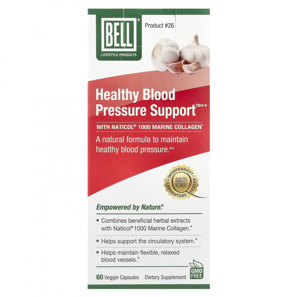 Bell Lifestyle, Healthy Blood Pressure Support ™, 60 растительных капсул в Москве - eco-herb.ru | изображение Bell Lifestyle, Healthy Blood Pressure Support ™, 60 растительных капсул в Москве - eco-herb.ru | фото