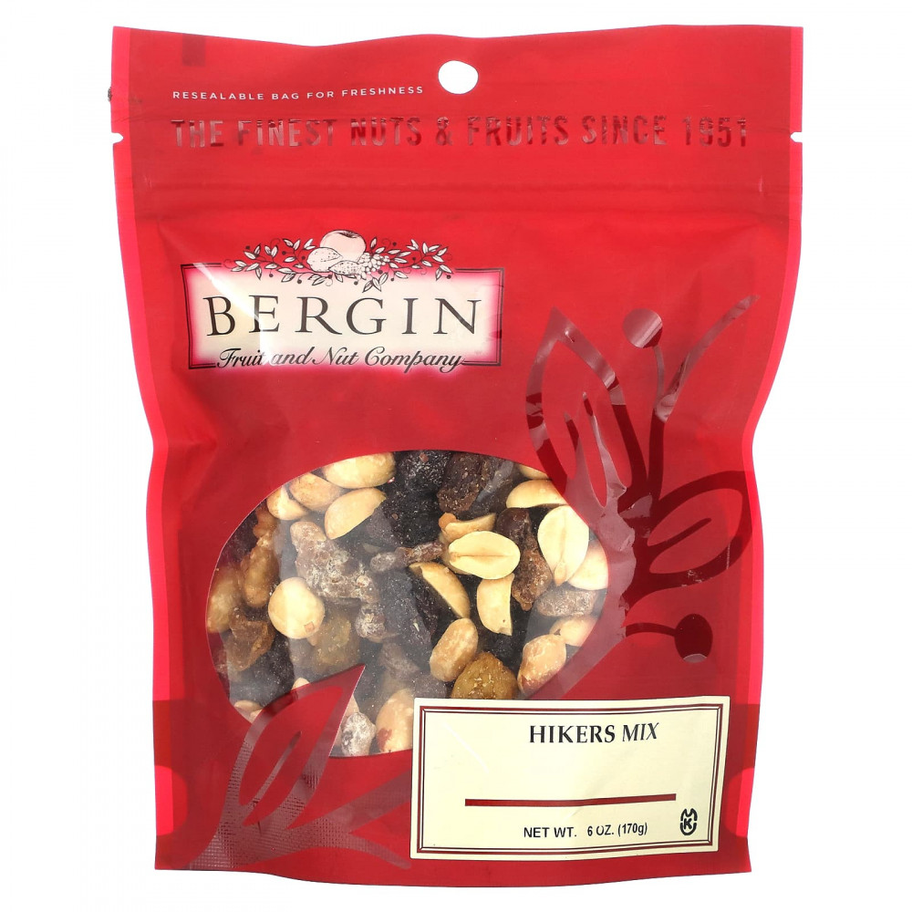 Bergin Fruit and Nut Company, Hikers Mix, 170 г (6 унций) (Товар снят с продажи) в Москве - eco-herb.ru | изображение Bergin Fruit and Nut Company, Hikers Mix, 170 г (6 унций) (Товар снят с продажи) в Москве - eco-herb.ru | фото