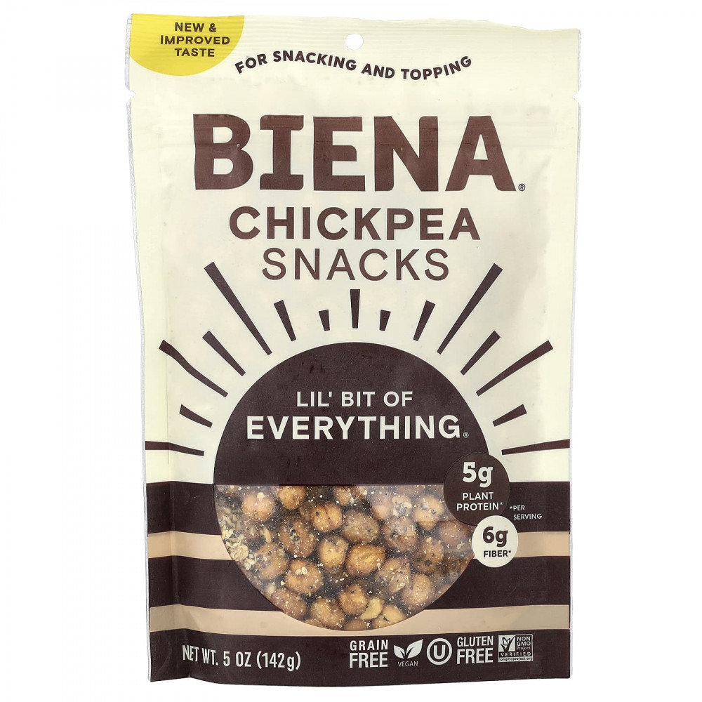 BIENA, снеки из нута, Lil' Bit Of Everyone®, 142 г (5 унций) в Москве - eco-herb.ru | изображение BIENA, снеки из нута, Lil' Bit Of Everyone®, 142 г (5 унций) в Москве - eco-herb.ru | фото