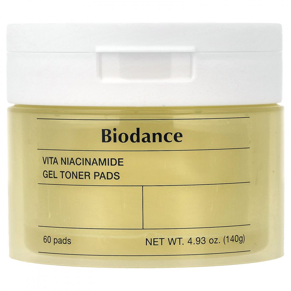 Biodance, Vita Niacinamide гель-тонер, диски для лица, 60 шт. в Москве - eco-herb.ru | изображение Biodance, Vita Niacinamide гель-тонер, диски для лица, 60 шт. в Москве - eco-herb.ru | фото