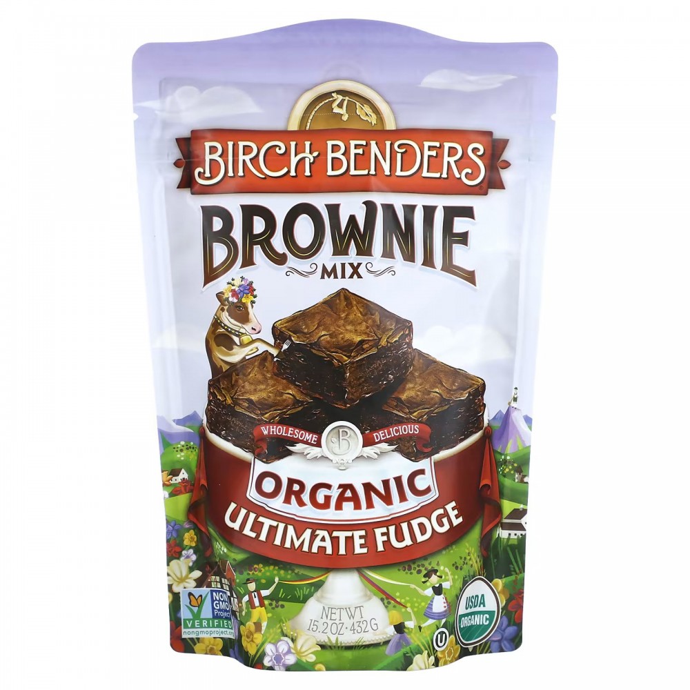 Birch Benders, Brownie Mix, Organic Ultimate Fudge, 15.2 oz (432 g) в Москве - eco-herb.ru | фото