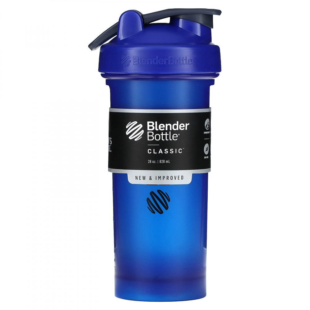 Blender Bottle, Classic, FC Reflex, синий, 828 мл (28 унций) в Москве - eco-herb.ru | изображение Blender Bottle, Classic, FC Reflex, синий, 828 мл (28 унций) в Москве - eco-herb.ru | фото