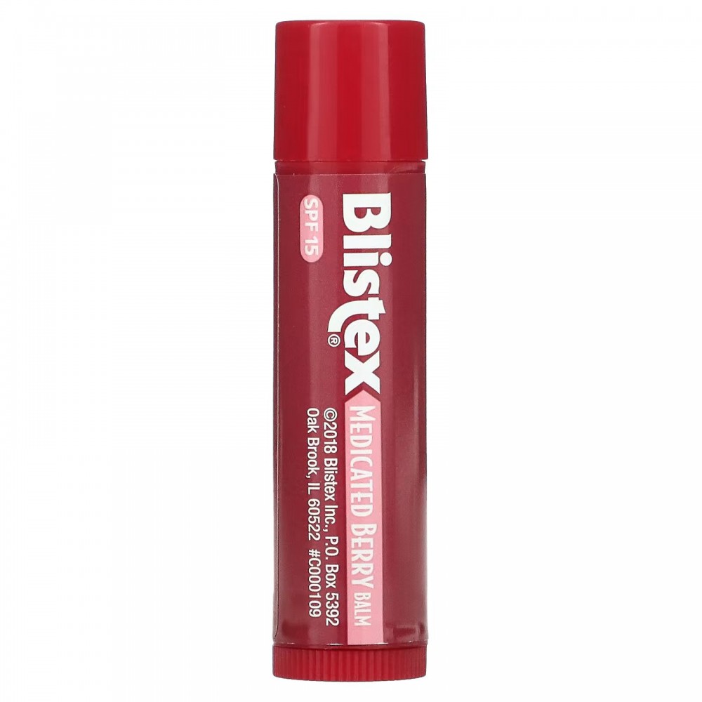 Blistex, Medicated Lip Protectant/Sunscreen, SPF 15, Berry, 0.15 oz (4.25 g) в Москве - eco-herb.ru | фото