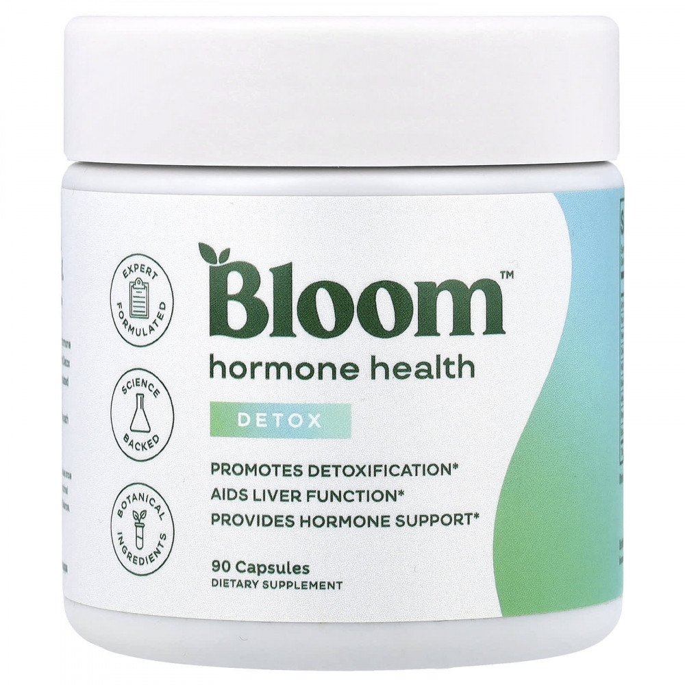 Bloom, Hormone Health, гормональная поддержка, для детоксикации, 90 капсул в Москве - eco-herb.ru | изображение Bloom, Hormone Health, гормональная поддержка, для детоксикации, 90 капсул в Москве - eco-herb.ru | фото