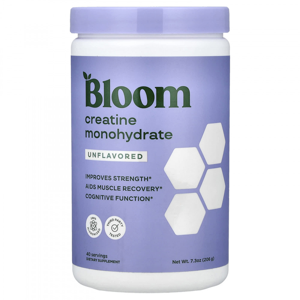 Bloom, моногидрат креатина, без вкусовых добавок, 206 г (7,3 унции) в Москве - eco-herb.ru | изображение Bloom, моногидрат креатина, без вкусовых добавок, 206 г (7,3 унции) в Москве - eco-herb.ru | фото