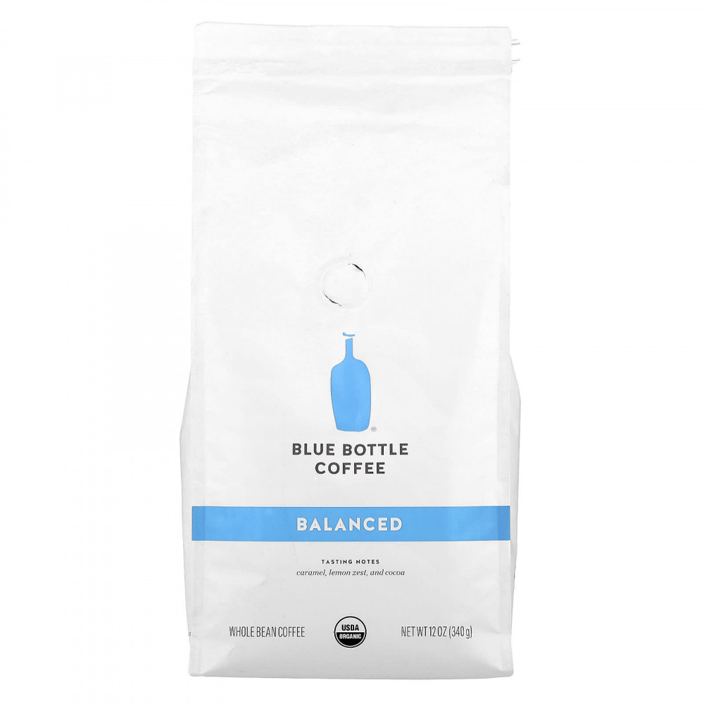 Blue Bottle Coffee, кофе, цельные зерна, сбалансированный вкус, 340 г (12 унций) в Москве - eco-herb.ru | изображение Blue Bottle Coffee, кофе, цельные зерна, сбалансированный вкус, 340 г (12 унций) в Москве - eco-herb.ru | фото