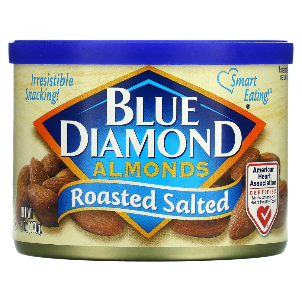 Blue Diamond, Миндаль, обжаренный с солью, 170 г (6 унций) (Товар снят с продажи) в Москве - eco-herb.ru | изображение Blue Diamond, Миндаль, обжаренный с солью, 170 г (6 унций) (Товар снят с продажи) в Москве - eco-herb.ru | фото