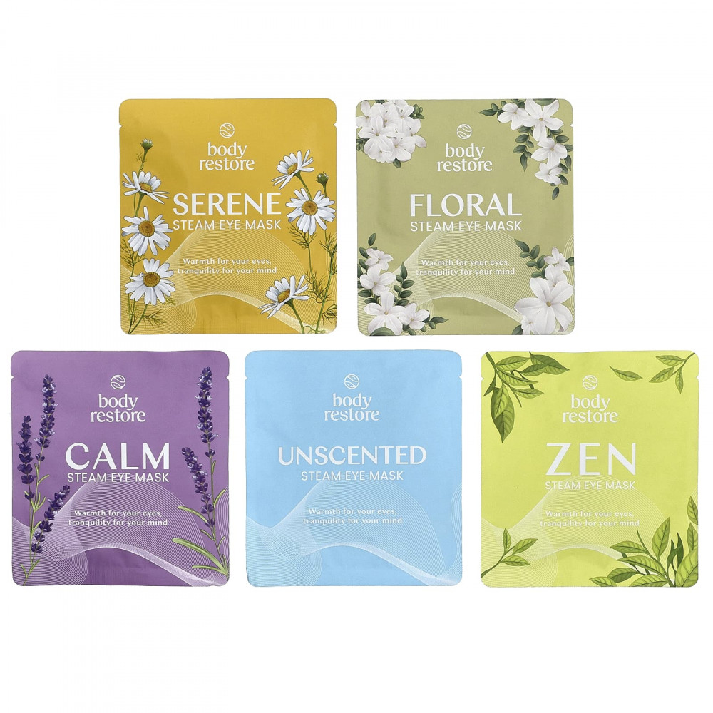 Body Restore, паровая маска для глаз, ассорти вкусов, 5 шт. в Москве - eco-herb.ru | изображение Body Restore, паровая маска для глаз, ассорти вкусов, 5 шт. в Москве - eco-herb.ru | фото