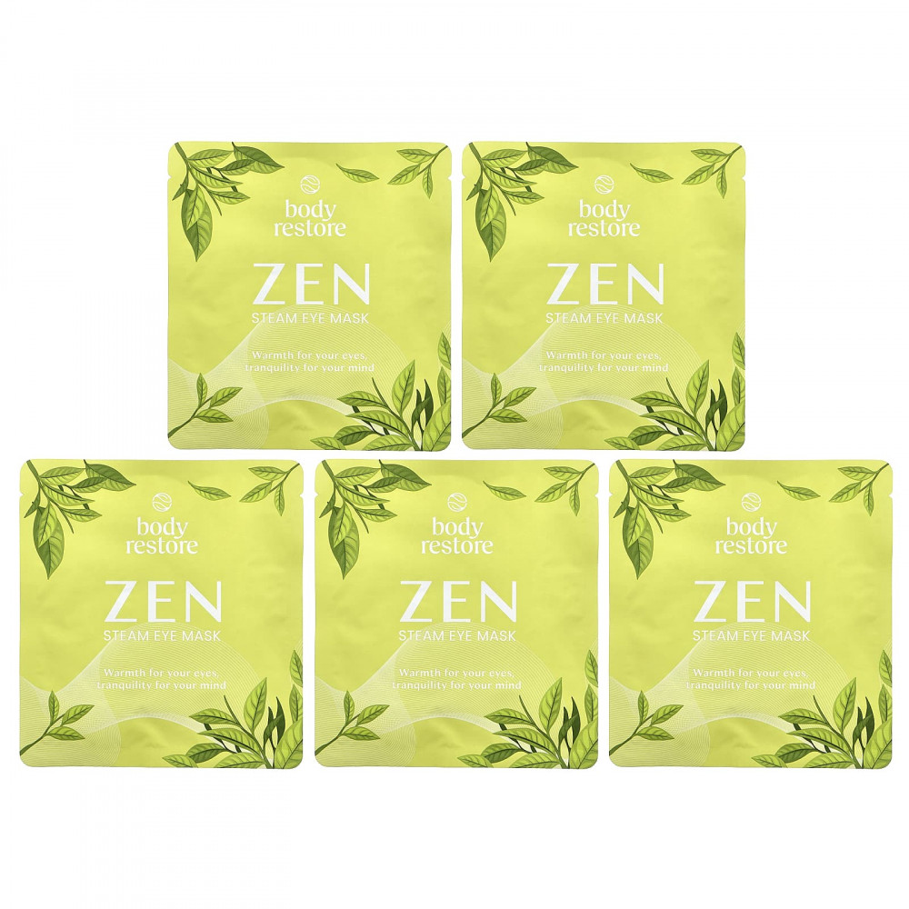 Body Restore, паровая маска для глаз, зеленый чай, 5 упаковок в Москве - eco-herb.ru | изображение Body Restore, паровая маска для глаз, зеленый чай, 5 упаковок в Москве - eco-herb.ru | фото