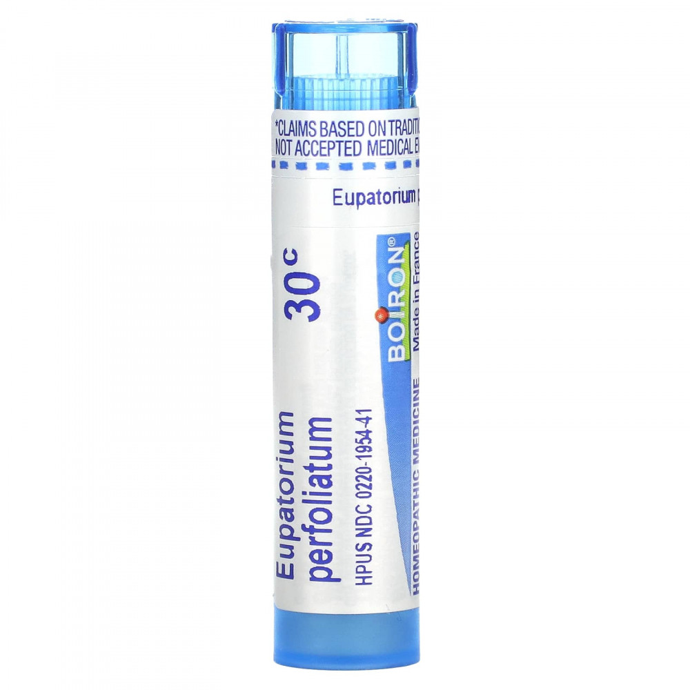 Boiron, Eupatorium Perfoliatum, 30C, облегчение боли в организме, прибл. 80 гранул в Москве - eco-herb.ru | изображение Boiron, Eupatorium Perfoliatum, 30C, облегчение боли в организме, прибл. 80 гранул в Москве - eco-herb.ru | фото