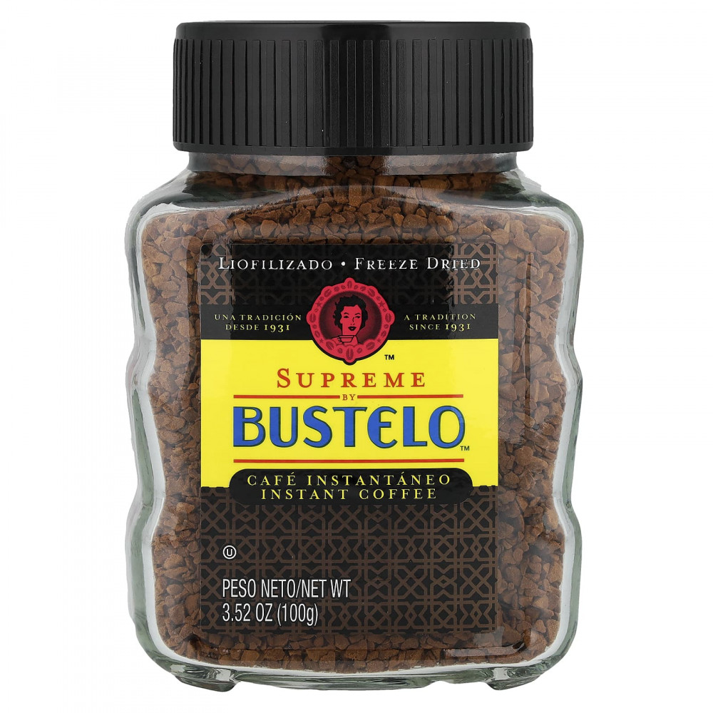 Café Bustelo, сублимированный растворимый кофе Supreme by Bustelo™, 100 г (3,52 унции) в Москве - eco-herb.ru | изображение Café Bustelo, сублимированный растворимый кофе Supreme by Bustelo™, 100 г (3,52 унции) в Москве - eco-herb.ru | фото