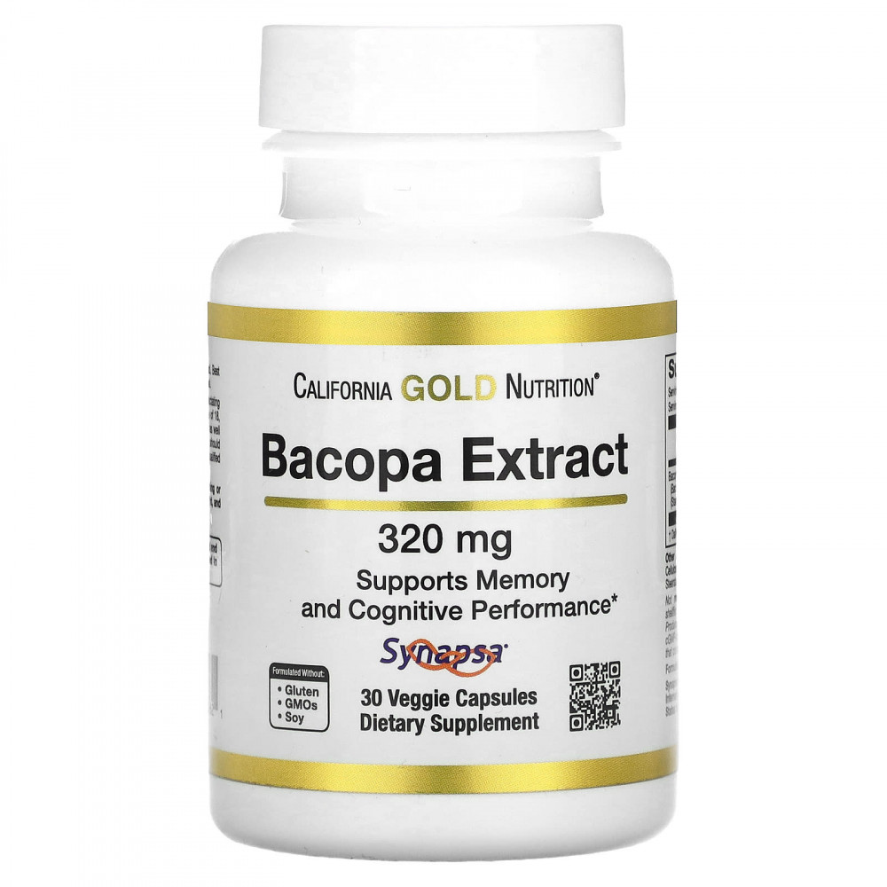 California Gold Nutrition, экстракт бакопы, 320 мг, 30 растительных капсул (Товар снят с продажи) в Москве - eco-herb.ru | изображение California Gold Nutrition, экстракт бакопы, 320 мг, 30 растительных капсул (Товар снят с продажи) в Москве - eco-herb.ru | фото