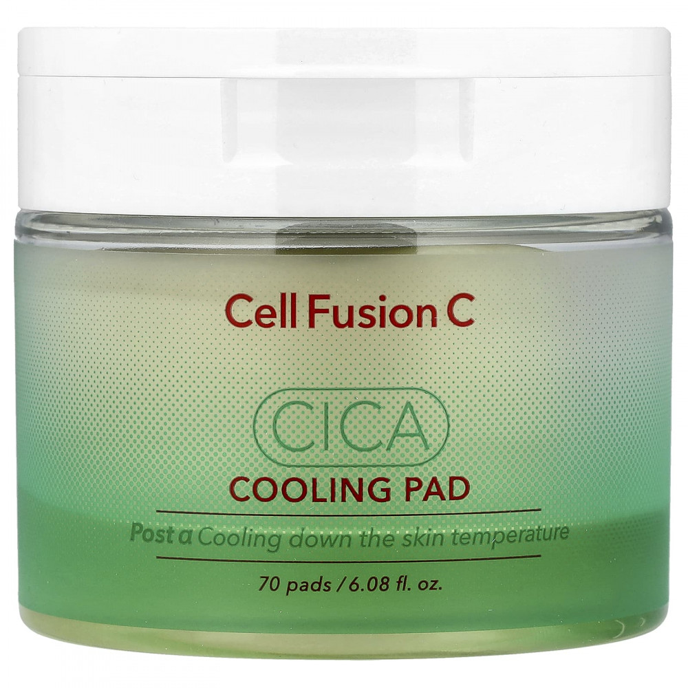 Cell Fusion C, Cica Cooling Pad, 70 подушечек, 180 мл (6,08 жидк. Унции) в Москве - eco-herb.ru | изображение Cell Fusion C, Cica Cooling Pad, 70 подушечек, 180 мл (6,08 жидк. Унции) в Москве - eco-herb.ru | фото