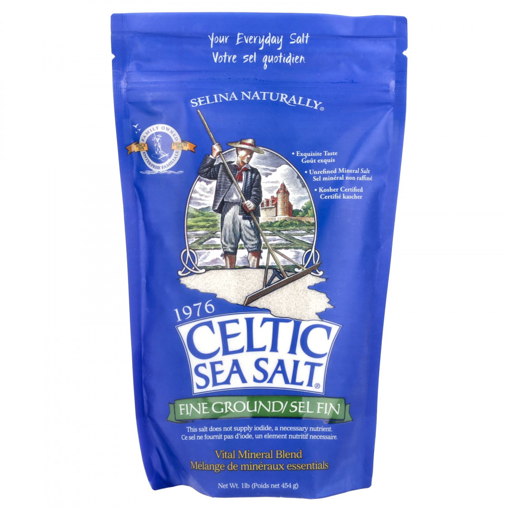 Celtic Sea Salt, мелкого помола, смесь жизненно важных минералов, 454 г (1 фунт) в Москве - eco-herb.ru | изображение Celtic Sea Salt, мелкого помола, смесь жизненно важных минералов, 454 г (1 фунт) в Москве - eco-herb.ru | фото