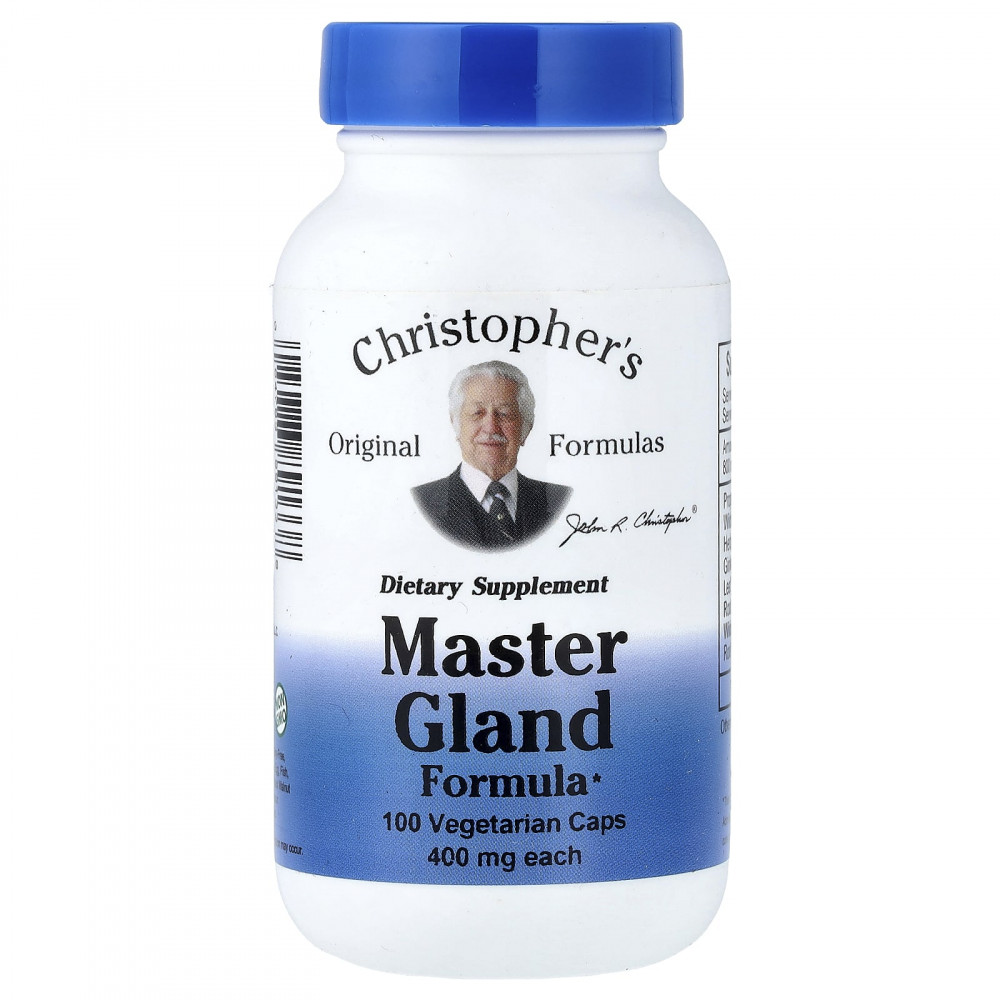Christopher's Original Formulas, Master Gland Formula, 100 вегетарианских капсул в Москве - eco-herb.ru | изображение Christopher's Original Formulas, Master Gland Formula, 100 вегетарианских капсул в Москве - eco-herb.ru | фото