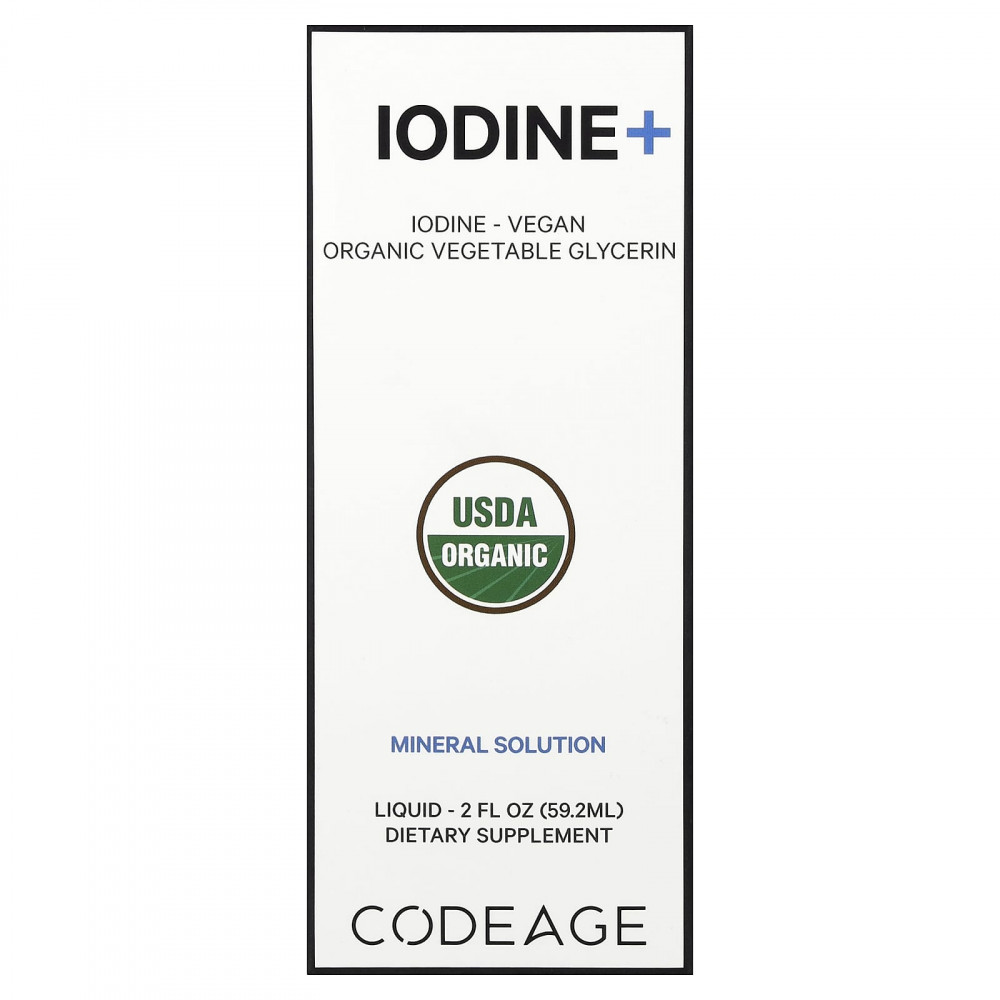 Codeage, йод+, 59,2 мл (2 жидк. унции) в Москве - eco-herb.ru | изображение Codeage, йод+, 59,2 мл (2 жидк. унции) в Москве - eco-herb.ru | фото
