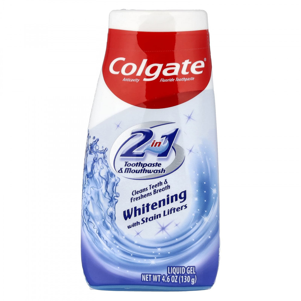 Colgate, зубная паста и ополаскиватель для рта 2 в 1, жидкий гель, 130 г (4,6 унции) (Товар снят с продажи) в Москве - eco-herb.ru | изображение Colgate, зубная паста и ополаскиватель для рта 2 в 1, жидкий гель, 130 г (4,6 унции) (Товар снят с продажи) в Москве - eco-herb.ru | фото