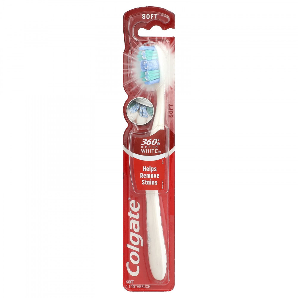 Colgate, зубная щетка 360 Optimal, мягкая, 1 шт. в Москве - eco-herb.ru | изображение Colgate, зубная щетка 360 Optimal, мягкая, 1 шт. в Москве - eco-herb.ru | фото