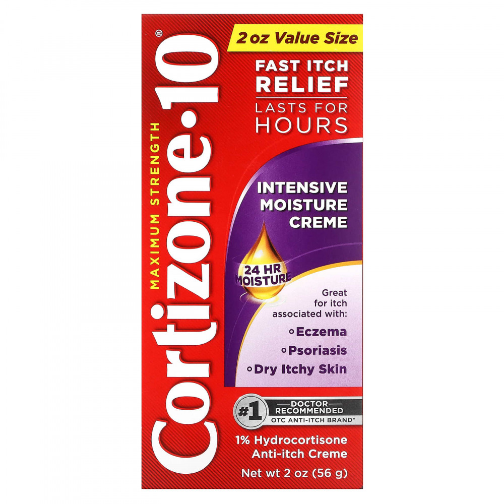 Cortizone 10, Maximum Strength, интенсивный увлажняющий крем, 56 г (2 унции) в Москве - eco-herb.ru | изображение Cortizone 10, Maximum Strength, интенсивный увлажняющий крем, 56 г (2 унции) в Москве - eco-herb.ru | фото