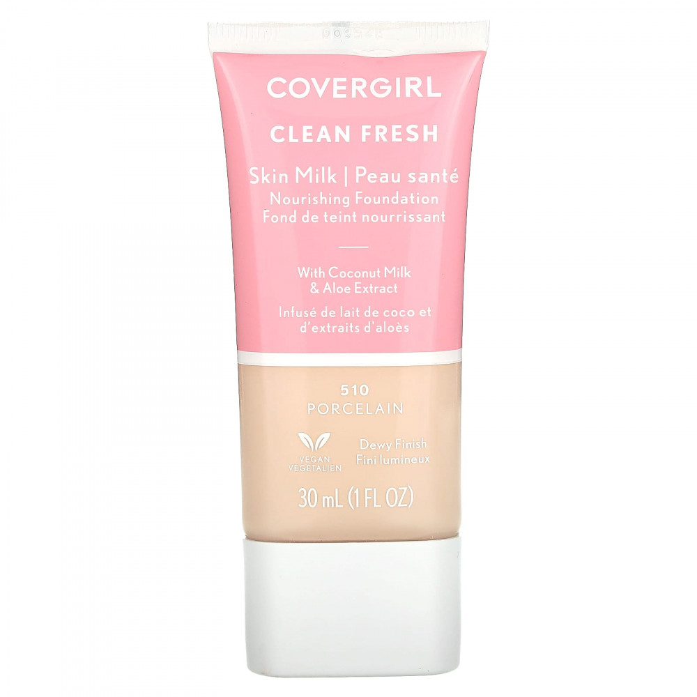 Covergirl, Clean Fresh, Skin Milk, питательный тональный крем, 510 фарфоровый, 30 мл (1 жидк. унция) в Москве - eco-herb.ru | изображение Covergirl, Clean Fresh, Skin Milk, питательный тональный крем, 510 фарфоровый, 30 мл (1 жидк. унция) в Москве - eco-herb.ru | фото