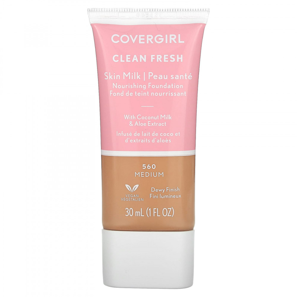Covergirl, Clean Fresh, Skin Milk, питательный тональный крем, 560 Medium, 30 мл (1 жидк. унция) в Москве - eco-herb.ru | изображение Covergirl, Clean Fresh, Skin Milk, питательный тональный крем, 560 Medium, 30 мл (1 жидк. унция) в Москве - eco-herb.ru | фото