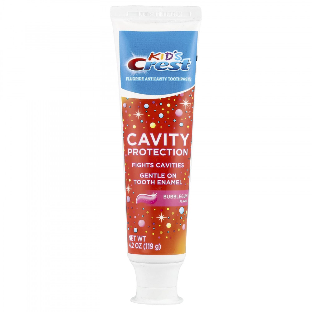Crest, Kid's, Cavity Protection, зубная паста с фтором, жевательная резинка, 119 г (4,2 унции) в Москве - eco-herb.ru | изображение Crest, Kid's, Cavity Protection, зубная паста с фтором, жевательная резинка, 119 г (4,2 унции) в Москве - eco-herb.ru | фото