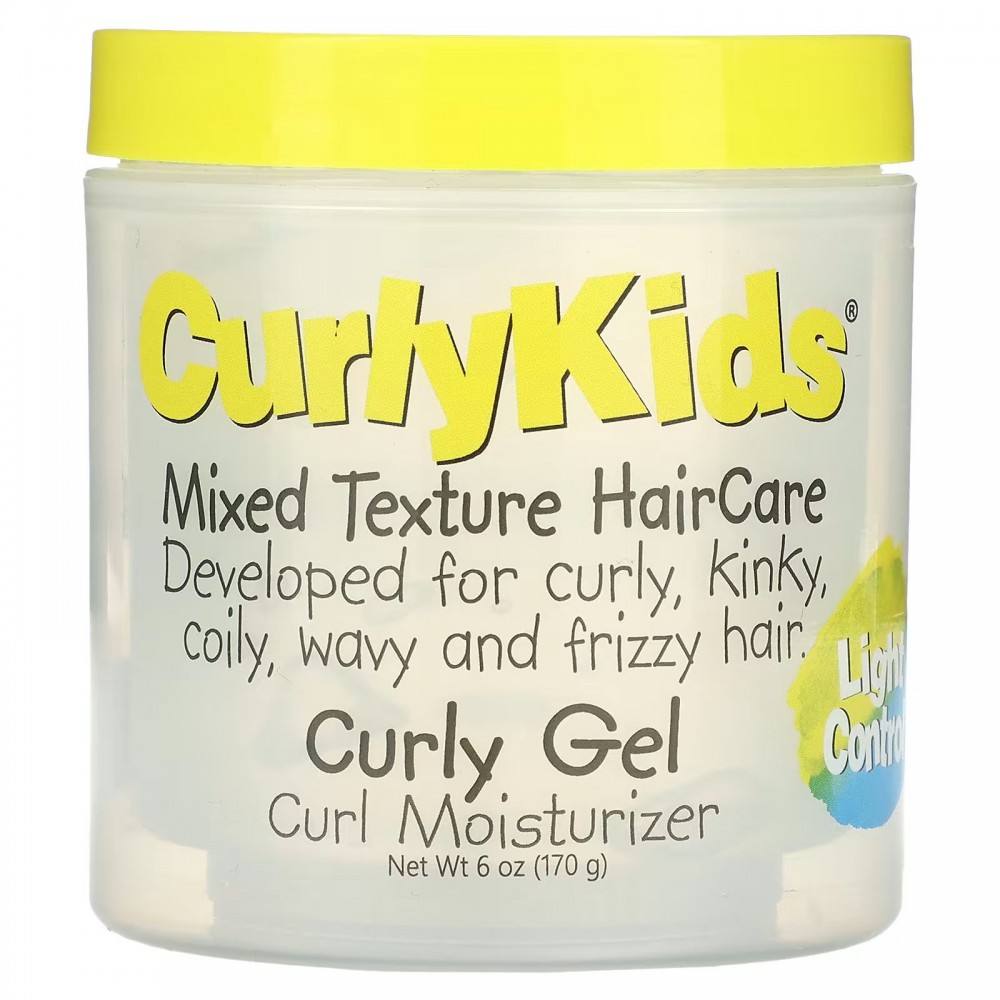 CurlyKids, Уход за волосами смешанной текстуры, гель для вьющихся волос, контроль легкости, 170 г (6 унций) в Москве - eco-herb.ru | фото