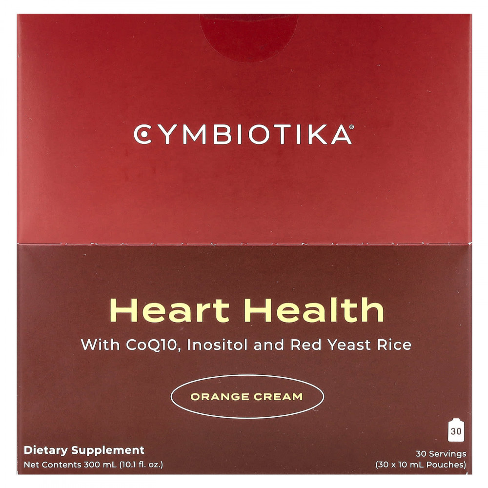 Cymbiotika, Heart Health, апельсиновый крем, 30 пакетиков по 10 мл (0,3 жидк. Унции) в Москве - eco-herb.ru | изображение Cymbiotika, Heart Health, апельсиновый крем, 30 пакетиков по 10 мл (0,3 жидк. Унции) в Москве - eco-herb.ru | фото