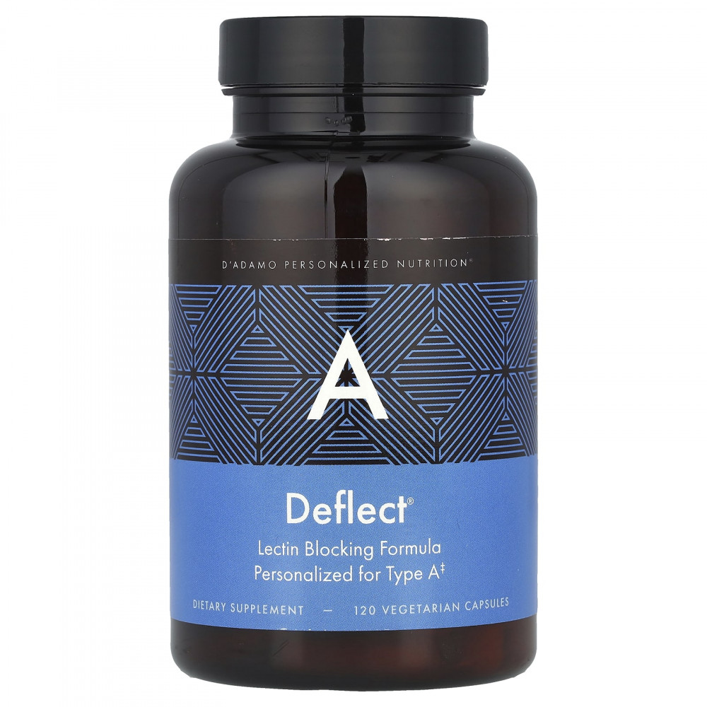 D'adamo, Deflect® A, формула для блокирования лектинов, 120 вегетарианских капсул в Москве - eco-herb.ru | изображение D'adamo, Deflect® A, формула для блокирования лектинов, 120 вегетарианских капсул в Москве - eco-herb.ru | фото