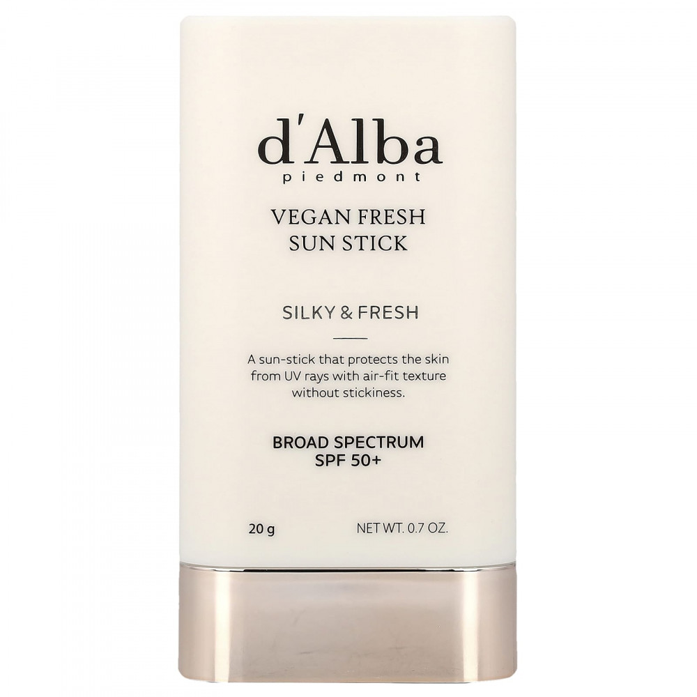 d'Alba, Vegan Fresh Sun Stick, SPF 50+, 20 г (0,7 унции) в Москве - eco-herb.ru | изображение d'Alba, Vegan Fresh Sun Stick, SPF 50+, 20 г (0,7 унции) в Москве - eco-herb.ru | фото