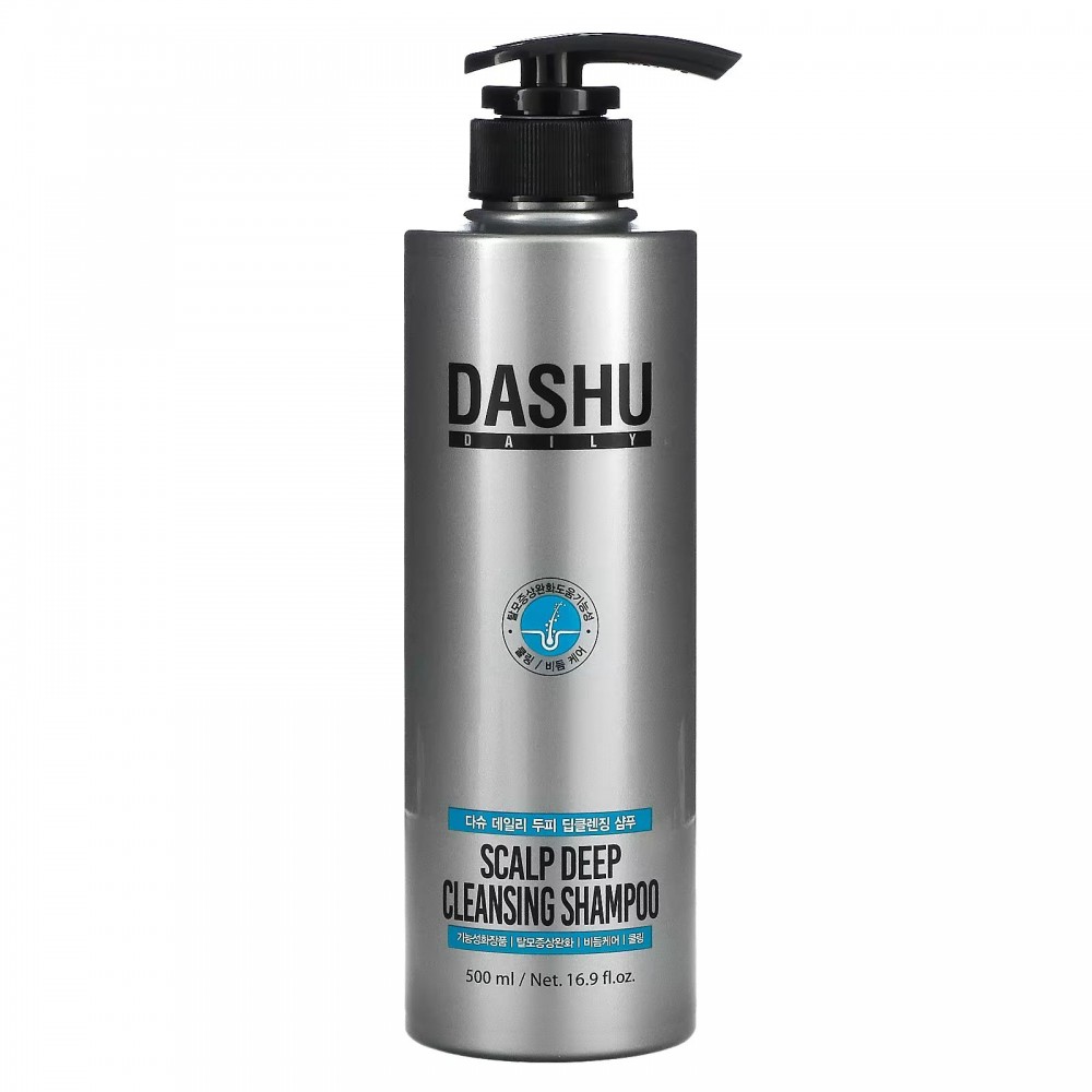Dashu, Daily, шампунь для глубокого очищения кожи головы, 500 мл (16,9 жидк. Унции) в Москве - eco-herb.ru | фото